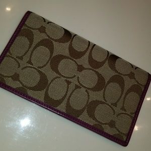 Coach Checkbook Holder